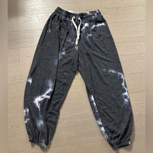 Urban Outfitters gray and white tye dye sweatpants